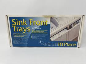 1380-28 In Its Place #1380-28 Sink Front Trays 11 Inch Width - 2 Wide Tip Out New