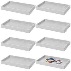 Ti-inbagi-7940 Inbagi 8 Pcs Small Velvet Jewelry Storagetray Stackable Drawers Organizer 8.3