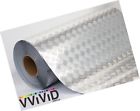 Industrialmetalvinyl01 Vvivid Industrial Utility Diamond Plate Metallic Chrome Finish 678542573667