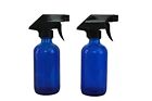 Inter Web 8oz Cobalt Blue Glass Bottles W Trigger Sprayer For Essential Oil Blends Ing Sp 646054996809