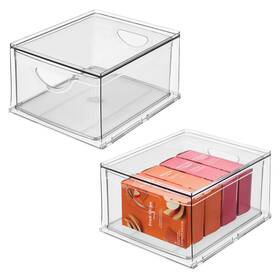 27983m2 Interdesign Idesign Stackable Storage Drawer For Fridge Pantry Or Under Sinks Set Of 2
