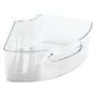 Interdesign Lazy Susan Kitchen Cabinet Organizer Bin 1 4 Clear 081492739302