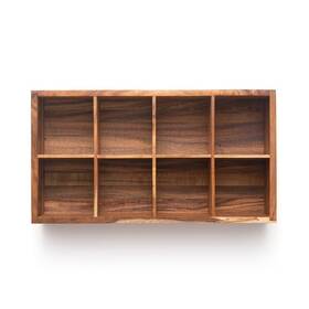 Ironwood Gourmet 811991281008 Cornwall Tea Box 8 Compartment Organizer Acacia Wood Ironwood Gourmet 811991281008 Cornwall Tea Box 8 Compartment Organizer Acacia Wood