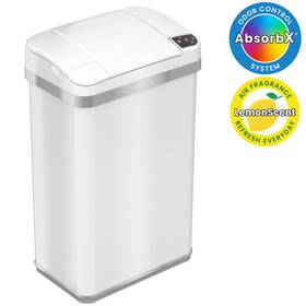 Mt04sw Itouchless 4-gal Multifunction Sensor Trash Can Pearl White