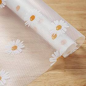 Jacriah 313102318394 Daisy Shelf Liner For Kitchen Cabinets Non-adhesive Non-slip Drawer And Refrige