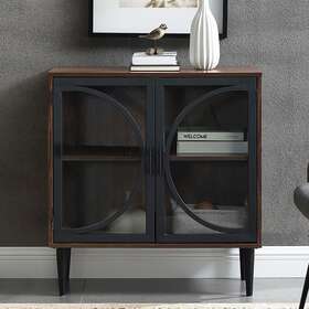 Weif38312dkw James Allan Weif38312 30 Inch W Urban Industrial Accent Cabinet - Wood