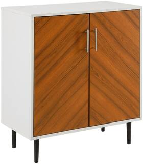 Weif92678sw James Allan Weif92678 Bookmatch 28 Inch W Modern 2 Door Accent - White