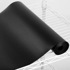 Janeart 313023122193 Black Shelf Liner 10.5 In Wide Thick Easy Cutting Cabinet Pantry Liners - Water
