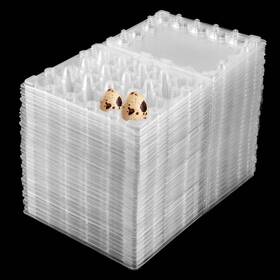 Japchet 787502972102 100 Pack 20 Grid Quail Egg Cartons Reusable Cheap