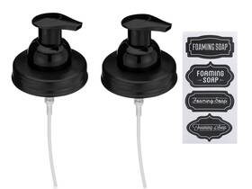 8541788332 Jarmazing Products Mason Jar Foaming Soap Dispenser Lids - Includes Waterproo