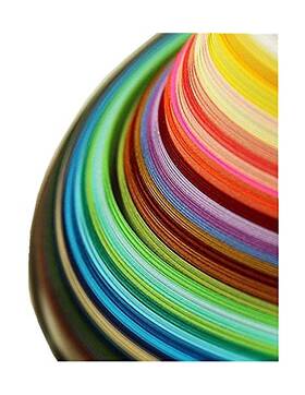 1040 Jazzup 972271873482 Paper Quilling Strips Set 26 Colors 3/5/7/10mmx380mm Pack Of 4 S