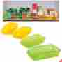 Jb7549 Jobar New Organizing Bins Set 4 Plastic Fridge Cabinet Storage Organizers Green Amber 841110182787 Jb7549 Jobar New Organizing Bins Set 4 Plastic Fridge Cabinet Storage Organizers Green Amber 841110182787