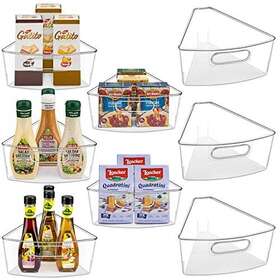 Jeisslia 975220060070 Lazy Susan Cabinet Organizer Bins For 26 Inch / 28 32 Diameter Corner