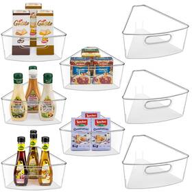 Jeisslia 975220060100 Lazy Susan Cabinet Organizer Bins For 26 Inch / 28 32 Diameter Corner
