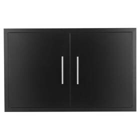 Jie Jin 6a20cb23fffcbdc4ed8e98ce Outdoor Kitchen Doors 35 W X 24 H Double 1.2mm Thickness Stainless