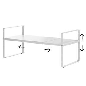 Jkxoo 712288116518 16.5-27 L Expandable Kitchen Shelf Organizer Stackable Shelves Org
