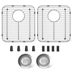13.1ftftx11.6ftftx1ftft Jkxoo 717023063201 2pack Sink Protectors For Kitchen 304 Stainless Steel