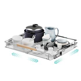 Jk-l0505-3x1 Jkxoo Expandable Pull Out Cabinet Organizer Adjustable Width 17.1 28ftftw X 22.5ftftd
