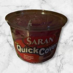 Johnson & 025700103790 Saran Quick Covers Lids 15 Small Size 9-7/16inch Discontinued One Removed