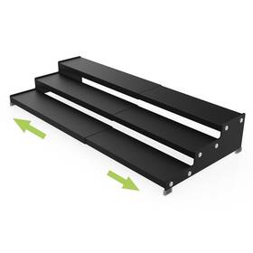 Jojocross 796112946908 Spice Rack Organizer For Cabinet 3 Tier Expandable Spices Storage