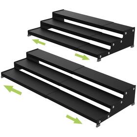 Jojocross 796112946915 Spice Rack Organizer For Cabinet 3 Tier Expandable Spices Storage Great