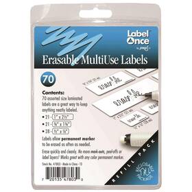 105277 Jokari Erasable Multi-use Labels Refill Pack
