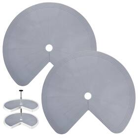 Am557155 Joutyfor 2 Pcs Lazy Susan Cabinet Liner 27 Inch Non-slip Silicone Mat For Kitchen Tur Am557155 Joutyfor 2 Pcs Lazy Susan Cabinet Liner 27 Inch Non-slip Silicone Mat For Kitchen Tur