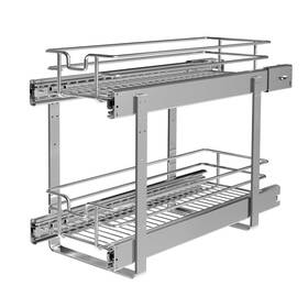 Sc0920.5 Jowboow 2-tier Individual Cabinet Pull Out Shelves 9 Inch W X 22 D Slide Kitchen
