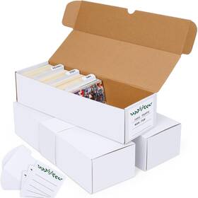 J175 Joyoumess Trading Card Storage Box With Dividers Cardboard Organizer For Base