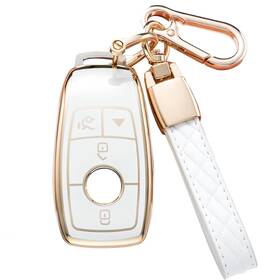 Juimwdy Bce01 Key Fob Cover For Mercedes Benz Compatible With A-class C-class G-class 2017-