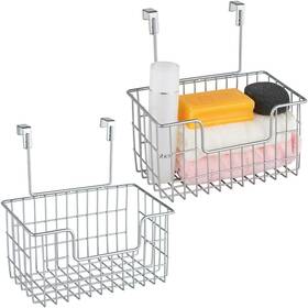 Jm-3303s Junchu Cherry 2 Pack The Cabinet Door Organizer Hanging Wall Mount Storage Wire Chrome
