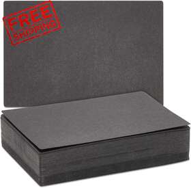 Lejuvo-cm-050817-27-v1 Juvale 100 Pack Black Index Cards - Perfect For Studying 3x5 In