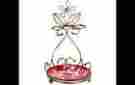 K436188 Temp-tations Floral Lace Spoon Rest Antique Firework New