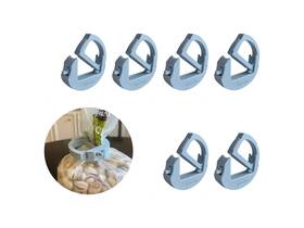 4567 Kaam Bag Clip - Adjustable Food 99.99% Airtight Seal Magnet... Fast Ship