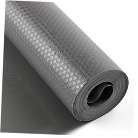 Kaidishi 602773716593 Plastic Shelf And Drawer Liner Non Adhesive 17.7 Inch W X 59 L Gray
