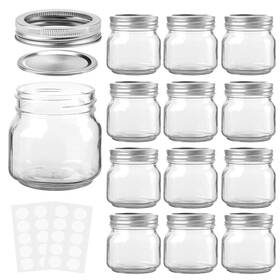 Kamota 659499259101 Mason Diy Spice Jars 8 Oz With Regular Lids And Bands Ideal For Jam