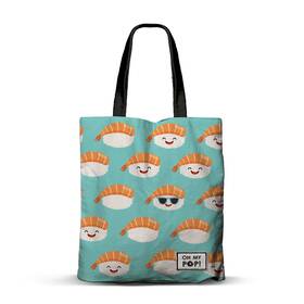 05860 Karactermania Oh My Pop Nigiri-fan Shopping Bag Turquoise