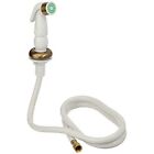 Kbs1573sp  Kingston Brass Gourmetier Kitchen Faucet Sprayer White 663370066030