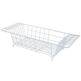 Kennedy International Inc. 633125041889 Kitchen Details White Iron Over-the-sink Dish Rack - 19.9 Inch X 8 Kennedy International Inc. 633125041889 Kitchen Details White Iron Over-the-sink Dish Rack - 19.9 Inch X 8