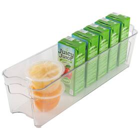 Kennedy International Inc. 633125153711 Kitchen Details Slim Refrigerator Shelf Organizer - 14.5 Inch X White 4.25