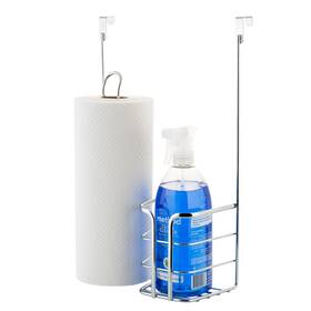 2-on-1 Kennedy International Inc. 633125203126 Kitchen Details Over The Cabinet Cleaning Organizer Silver 10.43 Inch X 4.65