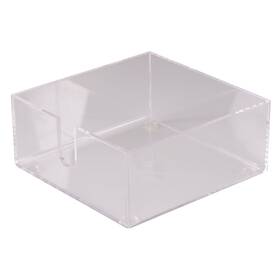 Kennedy International Inc. 633125280837 Luxe Party Acrylic Cocktail Napkin Holder In Clear