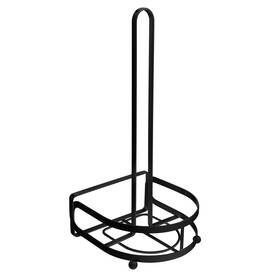 Kennedy International Inc. 633125830599 Kitchen Details Industrial Collection Paper Towel Holder In Matteblack 6.26 Inch X 6