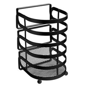 Kennedy International Inc. 633125830650 Kitchen Details Industrial Collection Cooking Utensil Basket Matteblack 5.2 Inch X 4