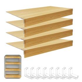 Ks-00101 Khasim Wire Shelf Cover Rack Covers For Pantry Pvc Wood-look Faux Wood Li