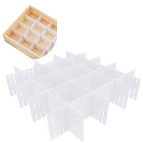 Kh1001 Khomemmm 16pcs Drawer Dividers Organizers Adjustable Organizer Kitchen Tidying Kh1001 Khomemmm 16pcs Drawer Dividers Organizers Adjustable Organizer Kitchen Tidying