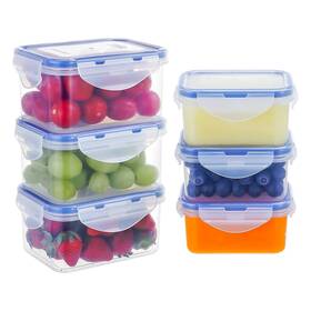Gp012-3 Kigi Gp001-3 6 Pack 6oz 17oz Mixed Size Airtight Plastic Food Storage Containers Set Gp012-3 Kigi Gp001-3 6 Pack 6oz 17oz Mixed Size Airtight Plastic Food Storage Containers Set