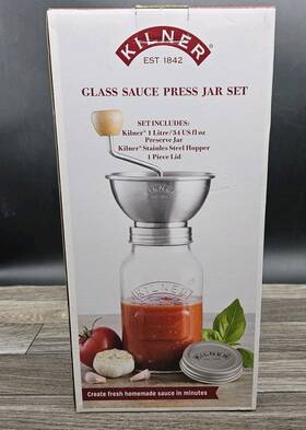 0025.002 Kilner Sauce Press Jar Set Nib