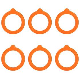 A17086 Kinbom 6pcs Replacement Silicone Gaskets Rubber Seal Jars Sealing Ring J