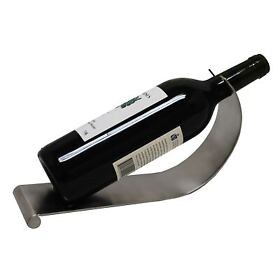 Kindwer Stainless Crescent Moon Wine Holder Silver Contemporary